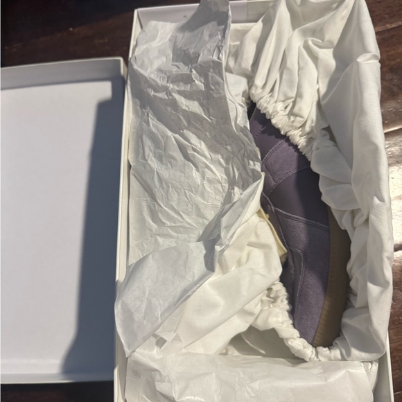 Purple Suede Sneakers with Gum Sole - Picture 5 of 6